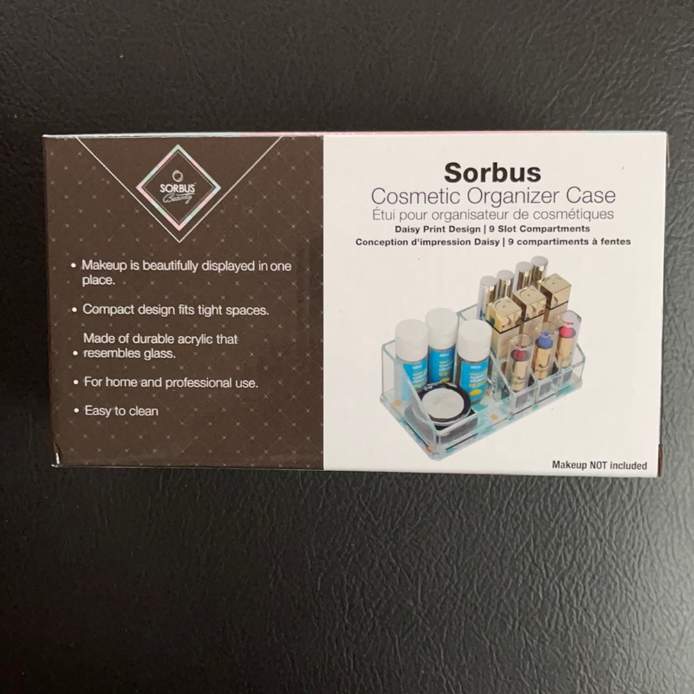 NWT Sorbus makeup organizer